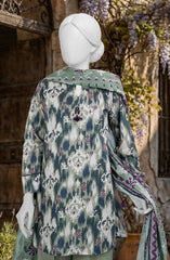 PRINTED TEXTURED LAWN 3PCS UNSTITCHED