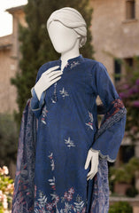 EMBROIDERED PRINTED LAWN 3PCS UNSTITCHED