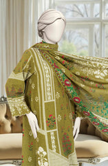 PRINTED KHADDAR 3PCS UNSTITCHED