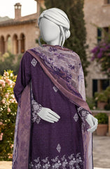EMBROIDERED PRINTED LAWN 3PCS UNSTITCHED