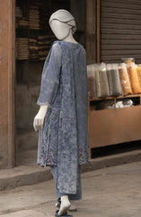 EMBROIDERED PRINTED LAWN STITCHED 3 PIECE