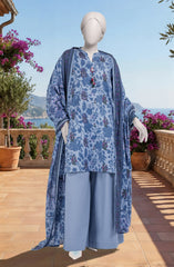 PRINTED LAWN 3PCS UNSTITCHED
