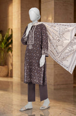 EMBROIDERED PRINTED CAMBRIC STITCHED 3 PIECE