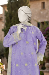 EMBROIDERED PRINTED LAWN 3PCS UNSTITCHED