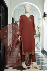 FESTIVE'25 EMBROIDERED CAMBRIC 3PCS STITCHED