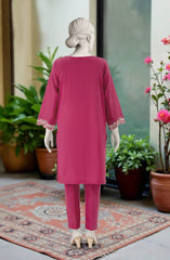 EMBROIDERED CAMBRIC STITCHED 2 PIECE