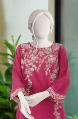 EMBROIDERED CAMBRIC STITCHED 2 PIECE