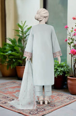 EMBROIDERED CAMBRIC STITCHED 3 PIECE