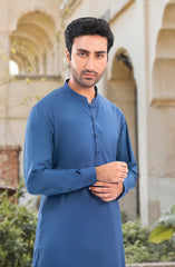 ELECTRIC BLUE 100% COTTON KAMEEZ SHALWAR