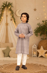 LATTE BLENDED EMBROIDERED KURTA