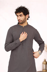 TEA-PINK BLENDED KAMEEZ SHALWAR