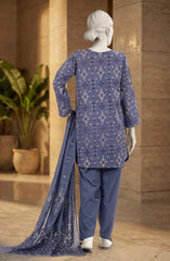 PRINTED LAWN STITCHED 3 PIECE