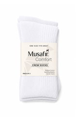 MUSAFIR COMFORT CREW SOCKS (PACK OF 3)