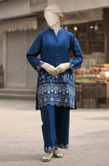 EMBROIDERED CAMBRIC STITCHED 2 PIECE