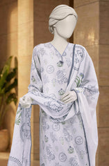 PRINTED LAWN STITCHED 3 PIECE