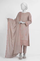 EMBROIDERED CAMBRIC STITCHED 3 PIECE