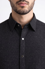 MARBLE-BLACK BLENDED KAMEEZ SHALWAR