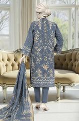 PRINTED KHADDAR 3PCS UNSTITCHED