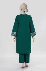 EMBROIDERED CAMBRIC STITCHED 2 PIECE
