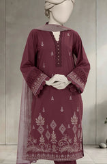 EMBROIDERED CAMBRIC 3PCS UNSTITCHED