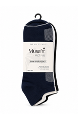 MUSAFIR ACTIVE LOW CUT SOCKS (PACK OF 3)