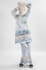 PRINTED CAMBRIC STITCHED 2 PIECE