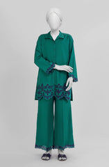 EMBROIDERED CAMBRIC STITCHED 2 PIECE