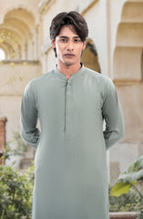 SAGE GREEN BLENDED KAMEEZ SHALWAR