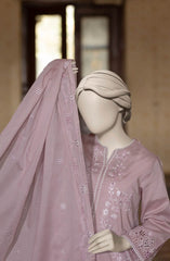 EMBROIDERED CAMBRIC STITCHED 3 PIECE