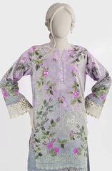 EMBROIDERED PRINTED CAMBRIC STITCHED 2 PIECE