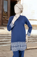 EMBROIDERED CAMBRIC STITCHED 2 PIECE