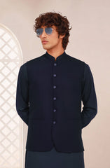 NAVY SUITING WAISTCOAT