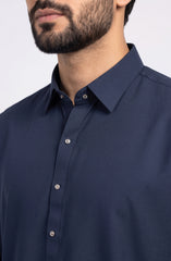 NAVY BLENDED KAMEEZ SHALWAR