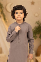 TEA-PINK EMBROIDERED BLENDED KAMEEZ SHALWAR