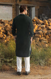 WINTER'24 MEN KURTA SEMI FORMAL GREEN