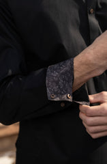 BLACK 100% COTTON KAMEEZ SHALWAR