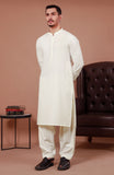 WINTER'24 MEN KAMEEZ SHALWAR OFF WHITE