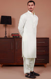 WINTER'24 MEN KAMEEZ SHALWAR OFF WHITE