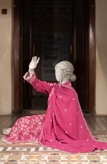 EMBROIDERED CAMBRIC 3PCS UNSTITCHED