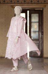 EMBROIDERED CAMBRIC STITCHED 3 PIECE