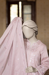 EMBROIDERED CAMBRIC STITCHED 3 PIECE