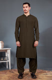 WINTER'24 MEN KAMEEZ SHALWAR BROWN