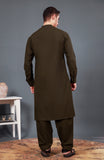 WINTER'24 MEN KAMEEZ SHALWAR BROWN