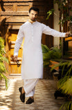 MEN KAMEEZ SHALWAR WHITE