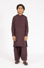 LIGHT-BURGUNDY BLENDED EMBROIDERED KAMEEZ SHALWAR