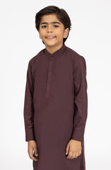 LIGHT-BURGUNDY BLENDED EMBROIDERED KAMEEZ SHALWAR
