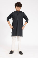 TEAL BLENDED EMBROIDERED KURTA