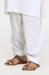 OFF-WHITE COTTON SILK SHALWAR