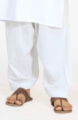 OFF-WHITE COTTON SILK SHALWAR