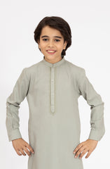 SAGE EMBROIDERED BLENDED KAMEEZ SHALWAR